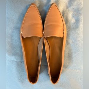 Nude J.Crew Pointed Toe Flats- size 12